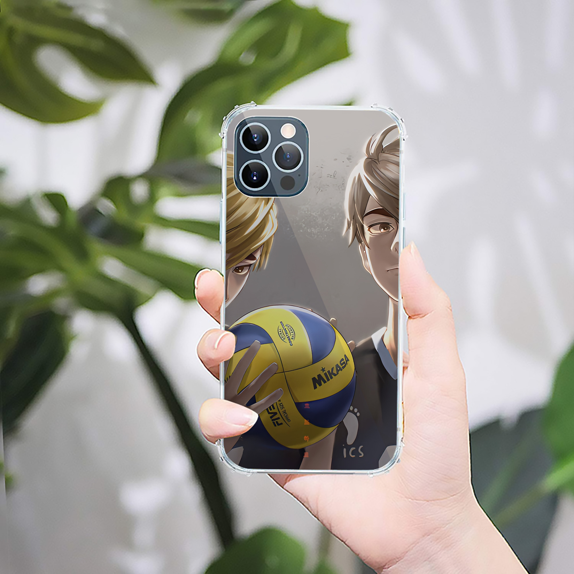 （画像用） ハイキュー!! Haikyu!! 【iPhone 12シリーズ対応】透明スマホケース（クリアソフトケース）